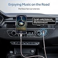 Vista 27 de Cable auxiliar USB C (paquete de 2), tipo C macho a adaptador de 3.5mm