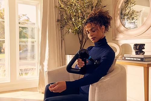 Miniatura 7 de Theragun Elite - Pistola de masaje Bluetooth – Masajeador de percusión ultra silencioso para aliviar el dolor en cuello, espalda, piernas, manos,