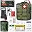 EVERLIT Emergency Trauma Kit, CAT GEN-7 Tourniquet 36 Splint, Military Combat Tactical IFAK for First Aid Response, Gun Shots, Severe Bleeding Control (OD Green)