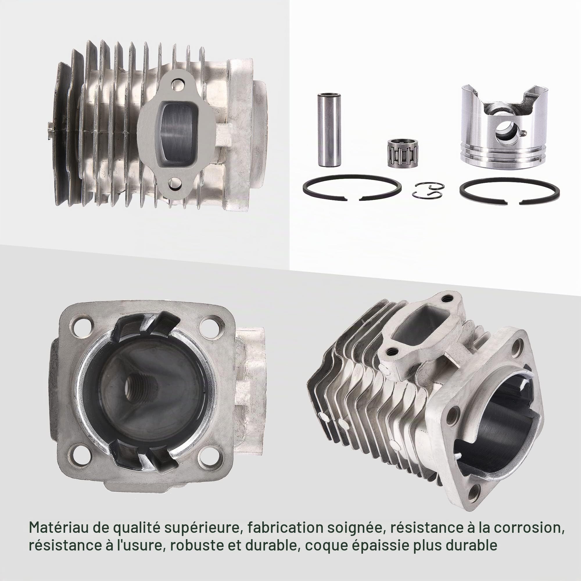 GOOFIT 40mm 40-6 Kit De Bague De Piston De Tête De Cylindre Remplacement pour 47cc 49cc 2 Stroke Engine Mini Dirt Bike ATV Quad Pocket Bike