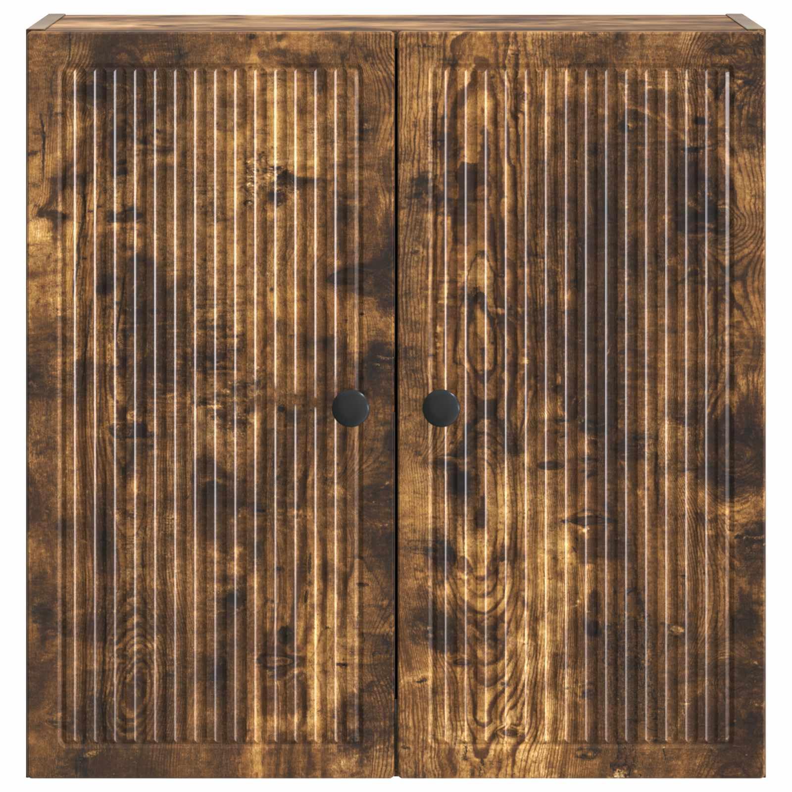 Szafka ścienna z drewna inżynieryjnego 59 x 31 x 60 cm Dąb wędzony