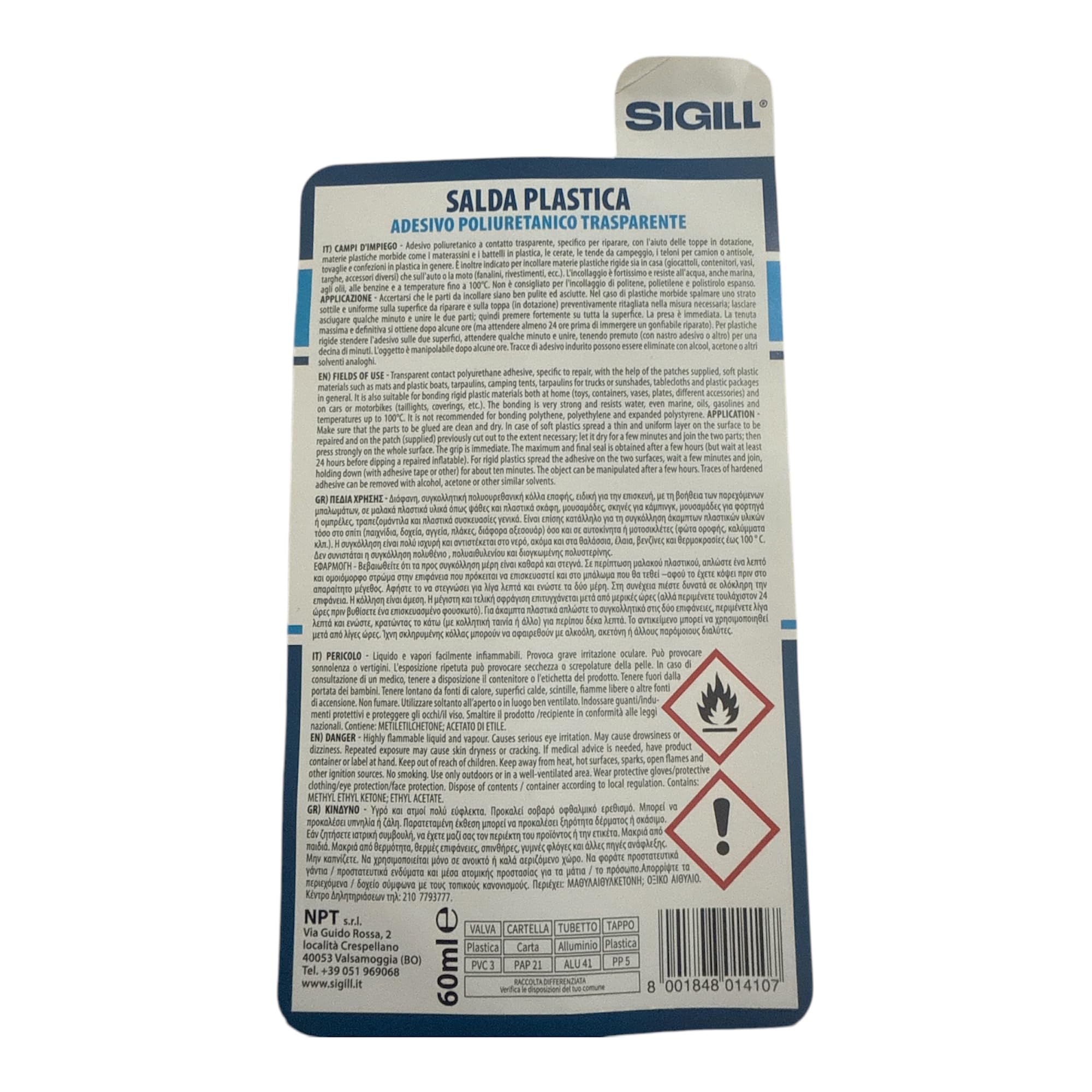 ADESIVO ELASTICO POLIURETANICO ASP 300 ML FISCHER GRIGIO | Paride Ferramenta - Foto 9