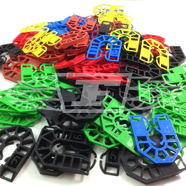 100 Plastic Horseshoe Packing SHIMS Light & Heavy Window Packer Spacer Wedge - Free UK DELIVERY