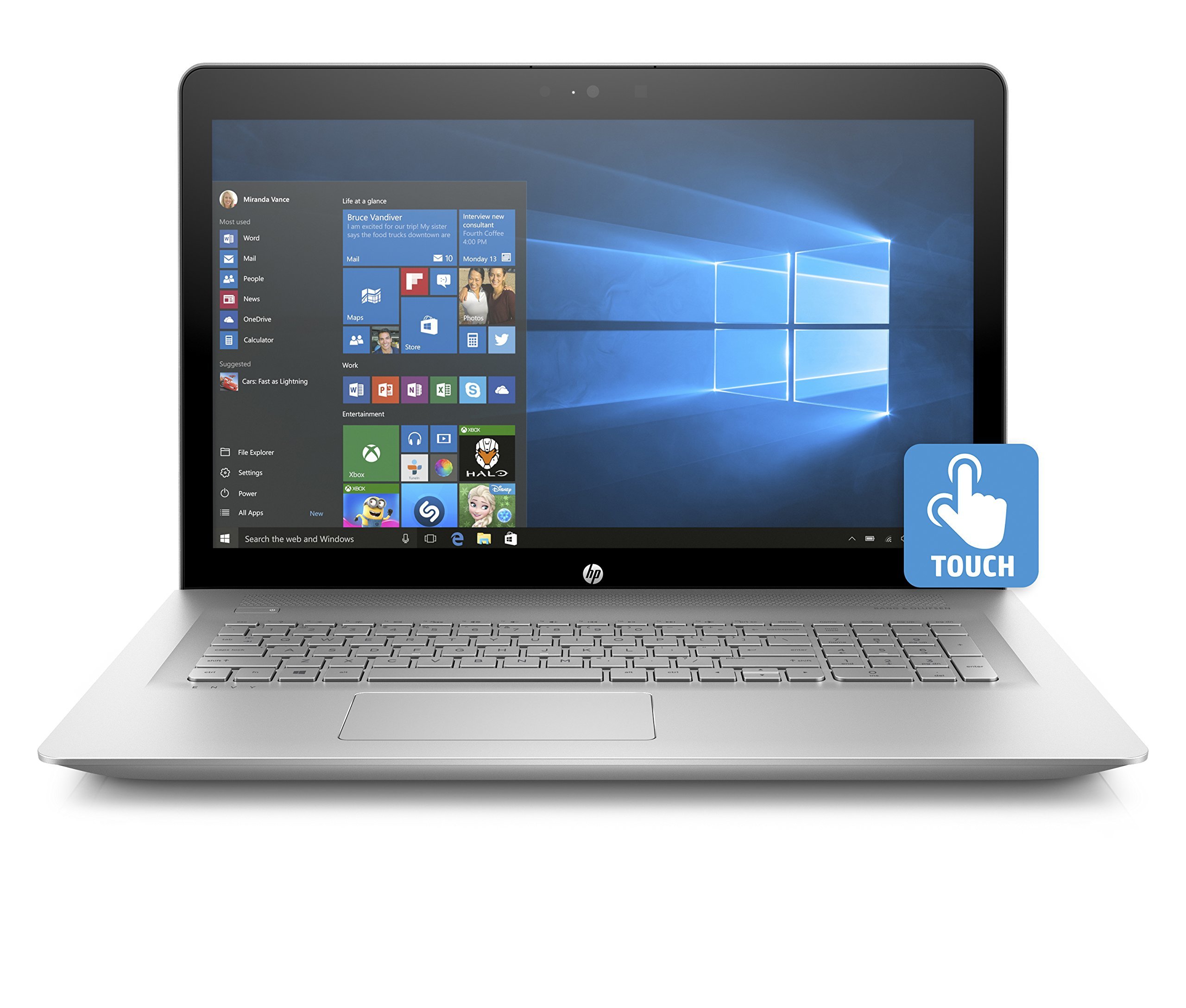 Amazon.com: HP Envy 17-inch Laptop, Intel Core i7-7500U, NVIDIA