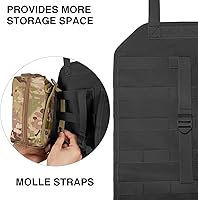 Vista 5 de EZshoot 2PCS Truck Gun Rack for Hunting Accessories, Gun Holder for Truck with Storage Pockets, Foldable Car Accessories Organizer Gun Rack for