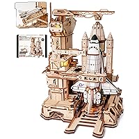 ROBOTIME Puzzle 3D in Legno Navetta Spaziale per Adulti – Base di Lancio Meccanica