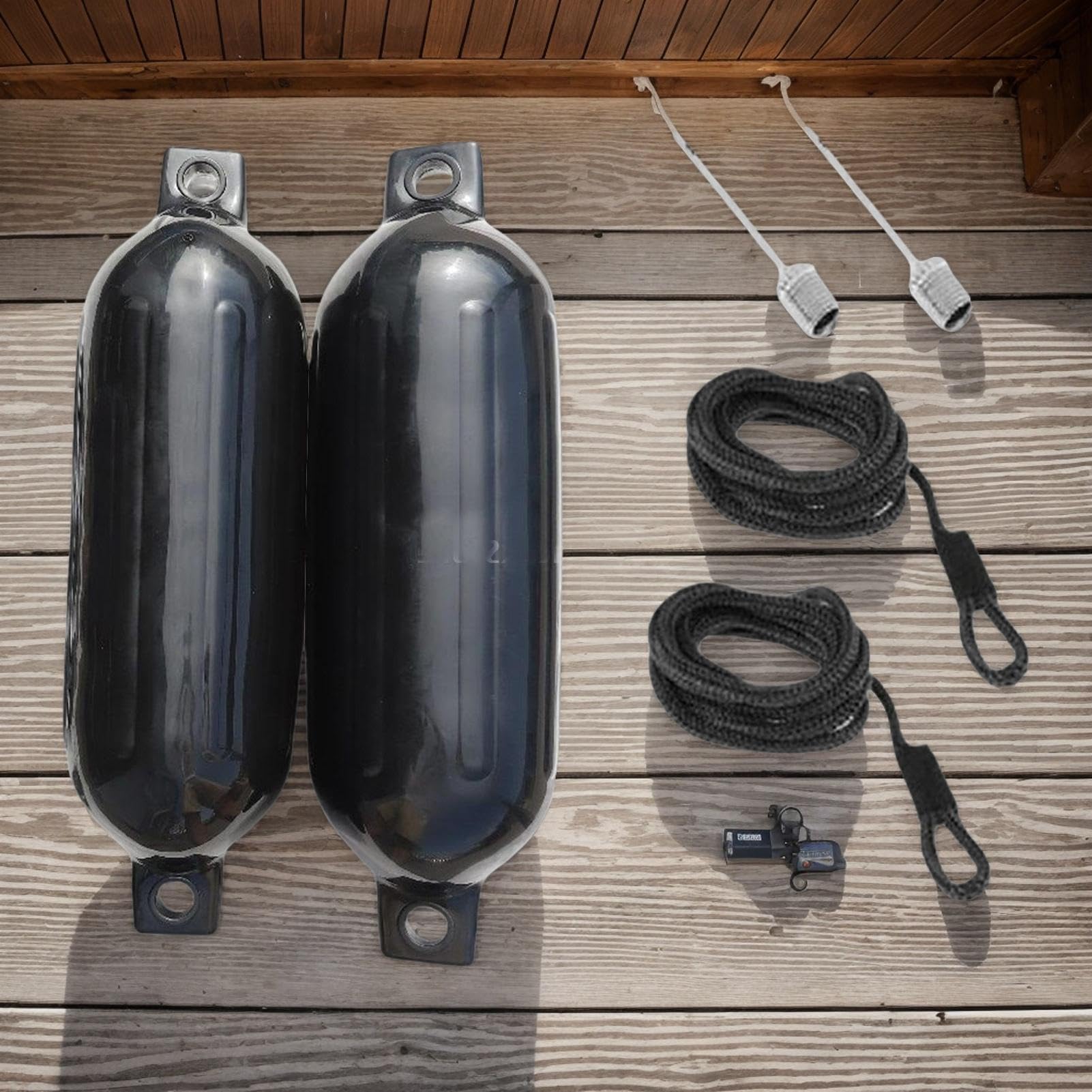Paracolmi per Barca per Attracco 2 Pezzi Bumper Gonfiabili per Ormeggio | di Protezione per Pontone Marittimo Barca a Vela Canoa Kayak Lago Escursioni Spiaggia Campeggio