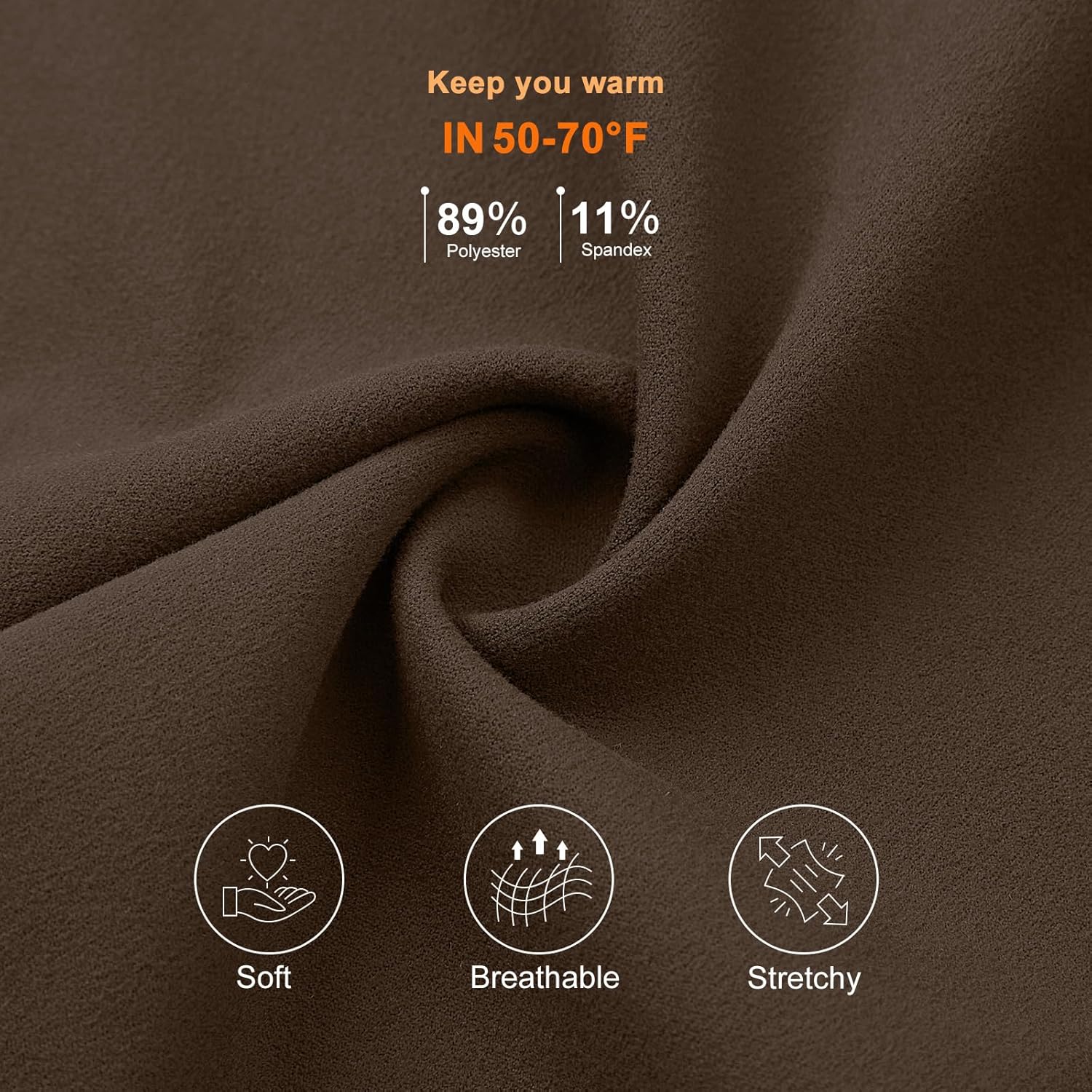 ANIVIVO Women Long Knee Length Skirt with Full Leggings,Skirted Leggings with High Waisted Pockets - Image 5