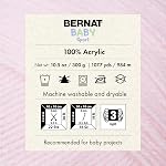 Bernat BABY SPORT BB Fils jaunes pour bébés - 1 Boîte de 12,3 oz/350 g - Acrylique - #3 lampe - 1256 Jarrets - Tricot/Crochet