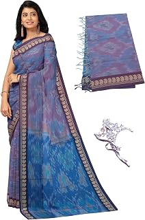 NandaVanam Women's Kovai Cotton Handloom Saree | Coimbatore 100 Count Pure Cotton Saree | Negamam Cotton Rich Pallu Saree ... Price In India