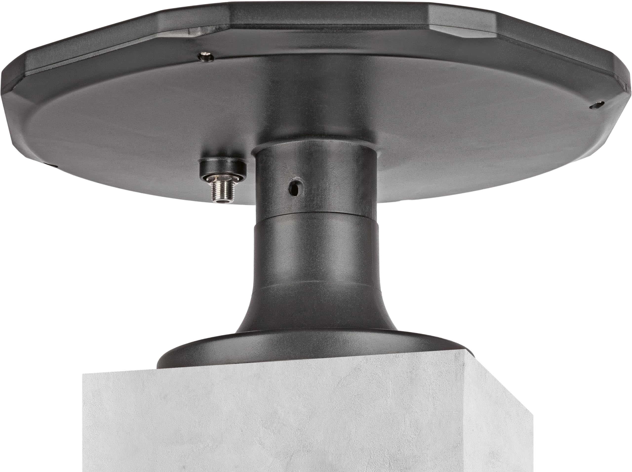 TELESTAR Antenna 15 LTE - Antenna Attiva DVB-T2 da Esterno (Outdoor & Campeggio, DVB-T2/FM/DAB+, 20dB Guadagno) - Nero