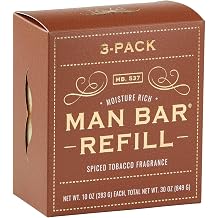 San Francisco Soap Company Man Bar Refill - Spiced Tobacco 3 x 10 Ounce Bars