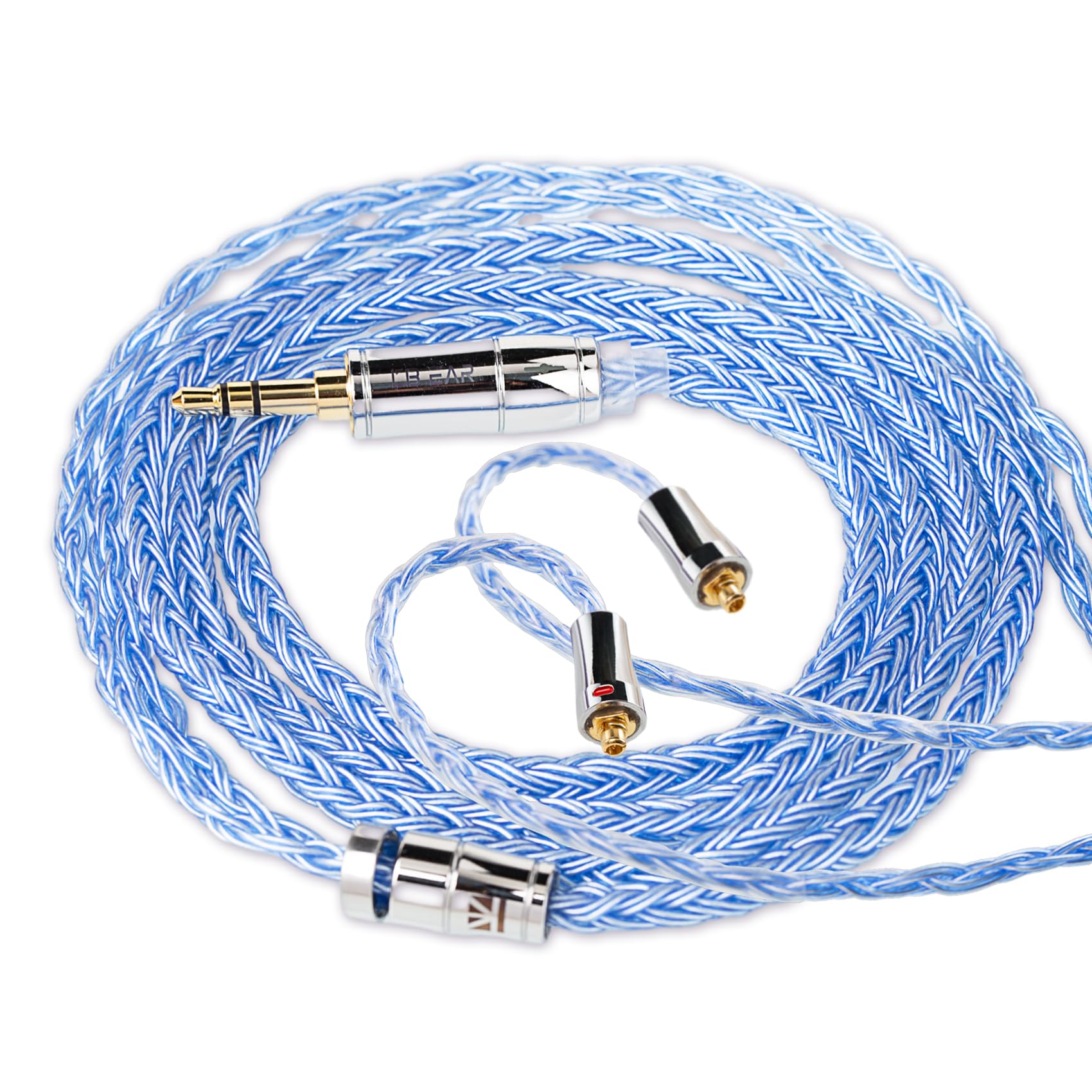 超希少!16コア 最高銀メッキOCC リケーブル mmcx/3.5mm標準プラグ NICEHCK C16-5 16 コア銅銀混合ケーブル 3.5/2.5/4.4