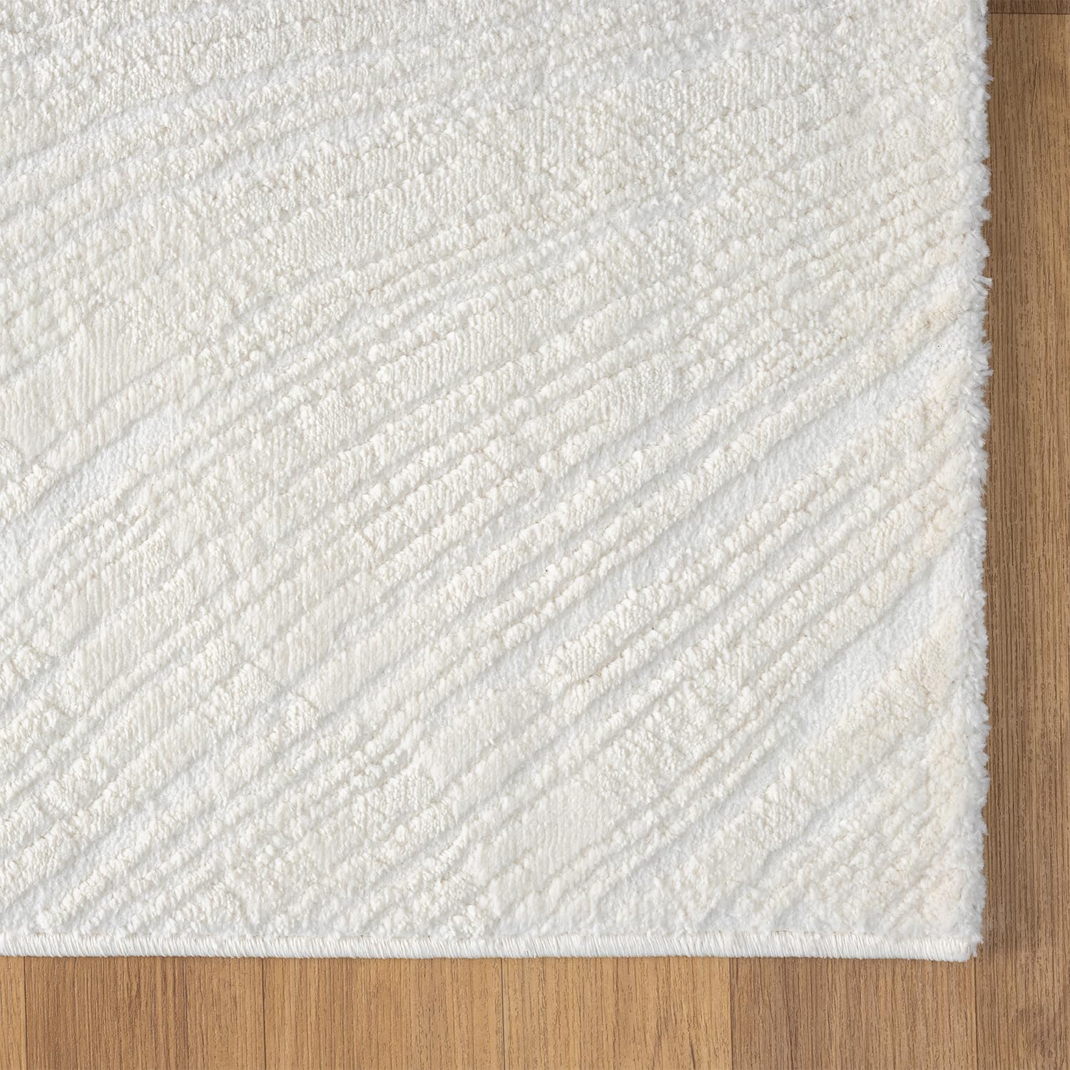 VIMODA Teppich Kurzflor Modern 3D Muster Hoch-Tief-Struktur Wohnzimmer&Schlafzimmer,Size:120x170 cm;Farbe:C757