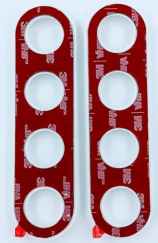 Miniatura 2 de El agarre original para cierrapuertas automotriz para automóviles y camiones, fácil de instalar, fabricado en Estados Unidos, (4 agujeros, blanco)