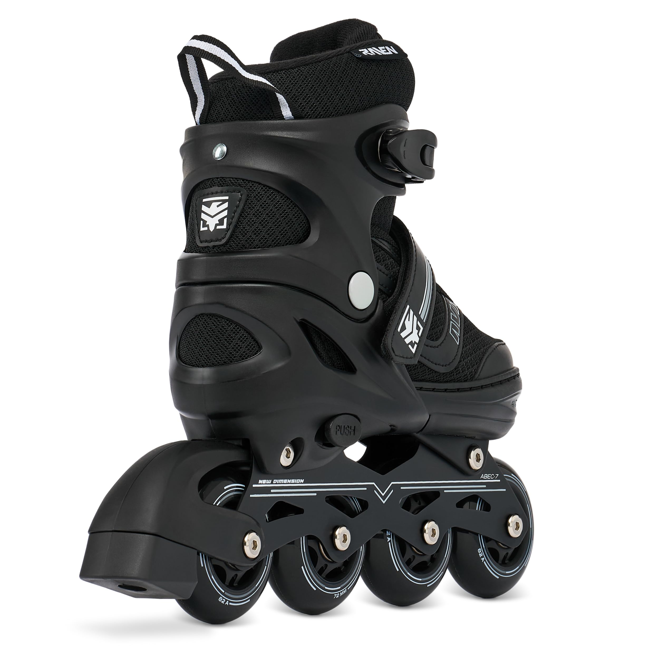 RAVEN Inline Skates Inliner für Kinder und Erwachsene OPTIONAL 2in1 mit Schlittschuhen verstellbar