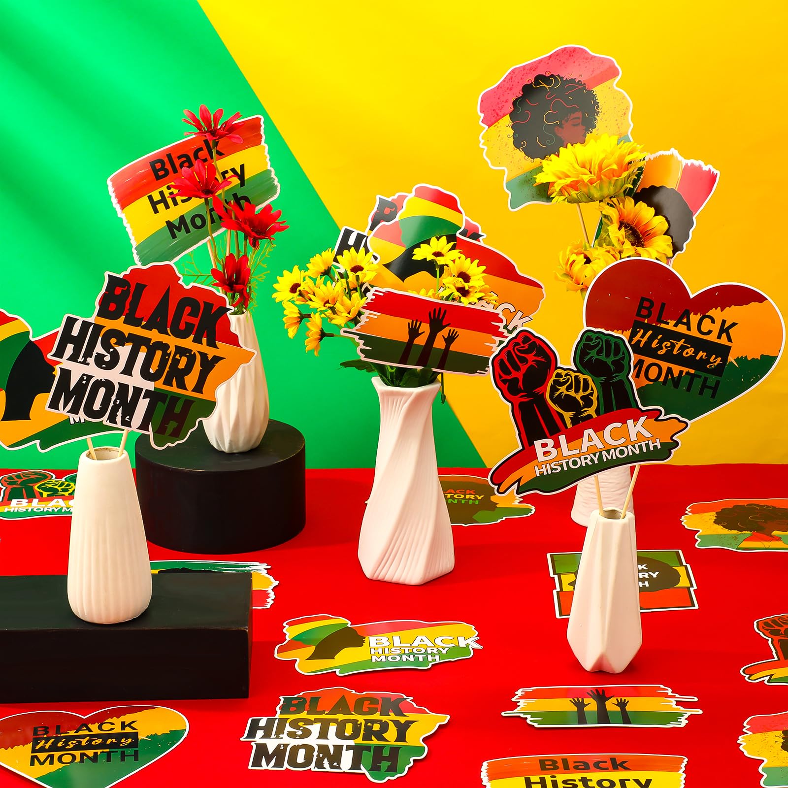 Black History Table Decorations Ideas Diversity Day Celebrates All