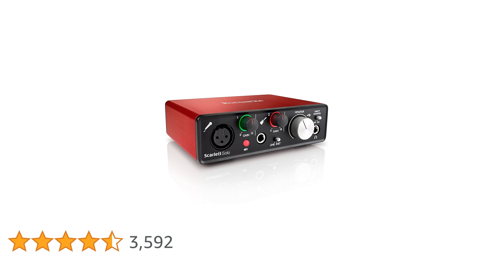 DJ機材 Focusrite Scarlett Solo gen2 Focusrite Scarlett Solo 2nd Gen USB AUDIO INTERFACE - USED