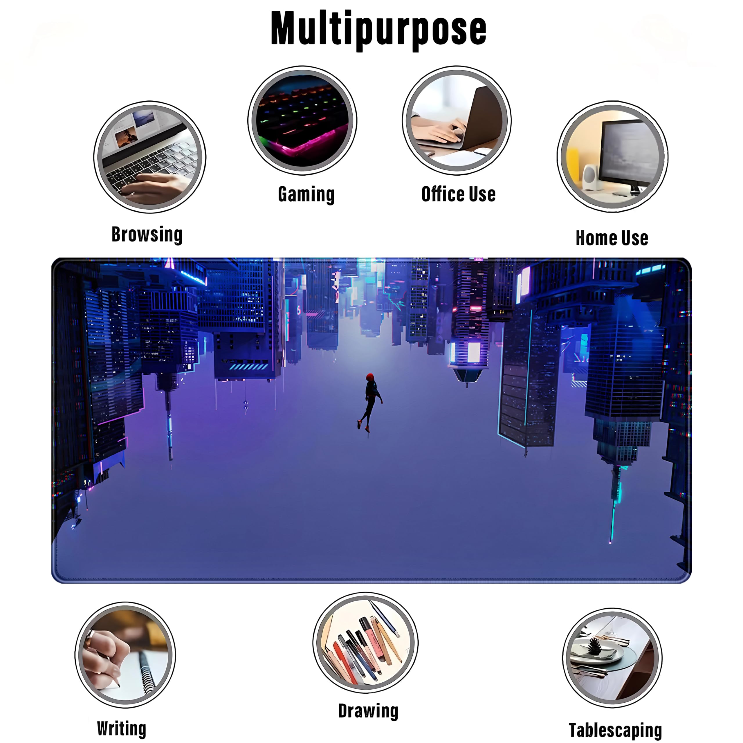 Amazon.com: Anime Desk Mat XXL Gaming Mouse Pad, Extended Keyboard