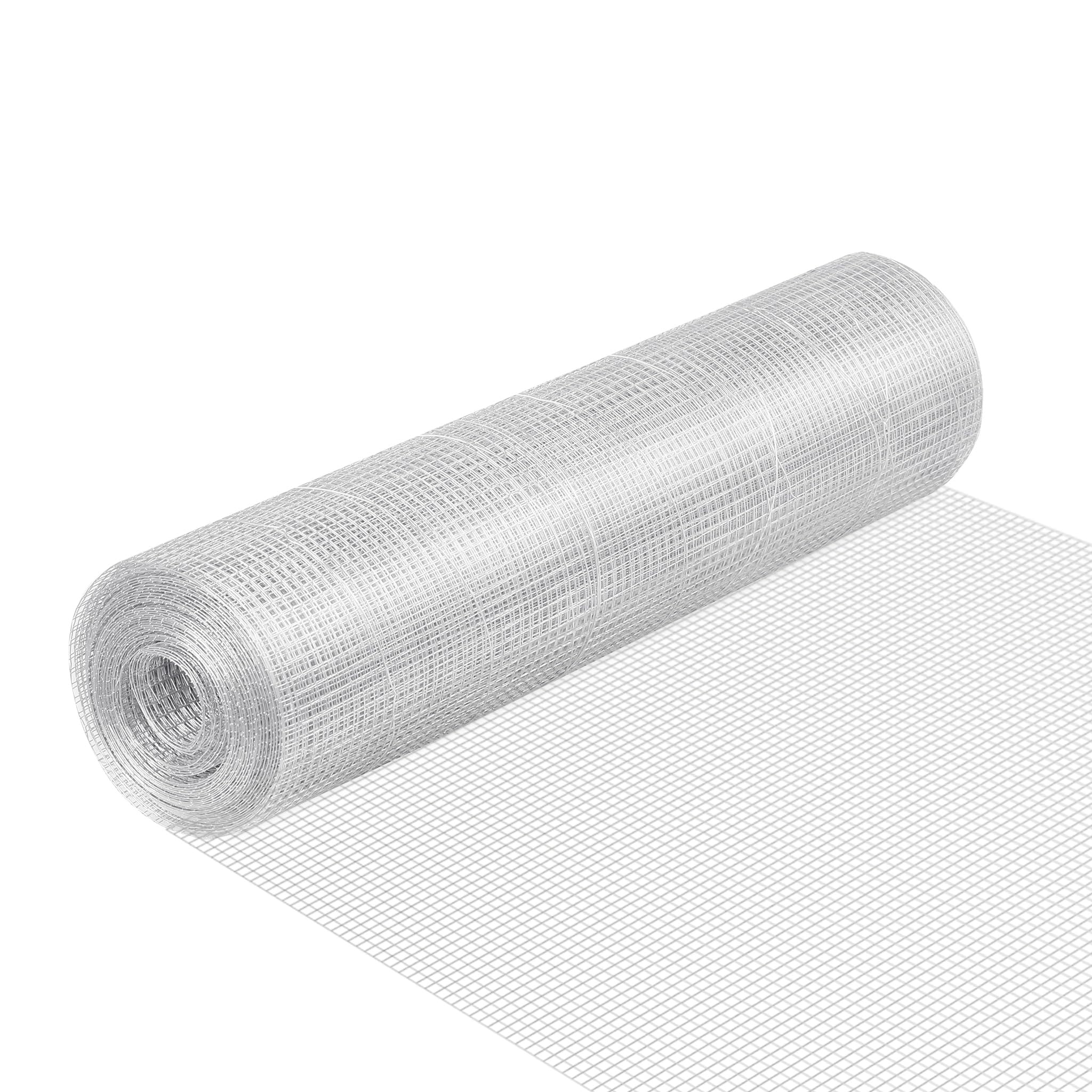 Wiltec Wire Mesh 0.5 x 10 m, Rabbit Fencing with 6.3 mm Hexagonal Mesh, Galvanised Steel Rabbit Fencing, Weatherproof Chicken Wire for Enclosures