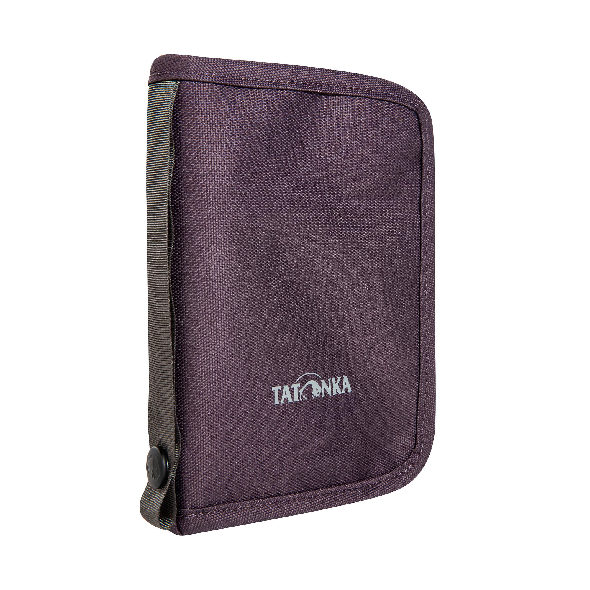 Tatonka Travel Zip M RFID Block – portfel podróżniczy/etui na paszport, blokada RFID, certyfikat TÜV, zapewnia miejsce na paszport, karty kredytowe i dokumenty podróżne, Midnight Plum