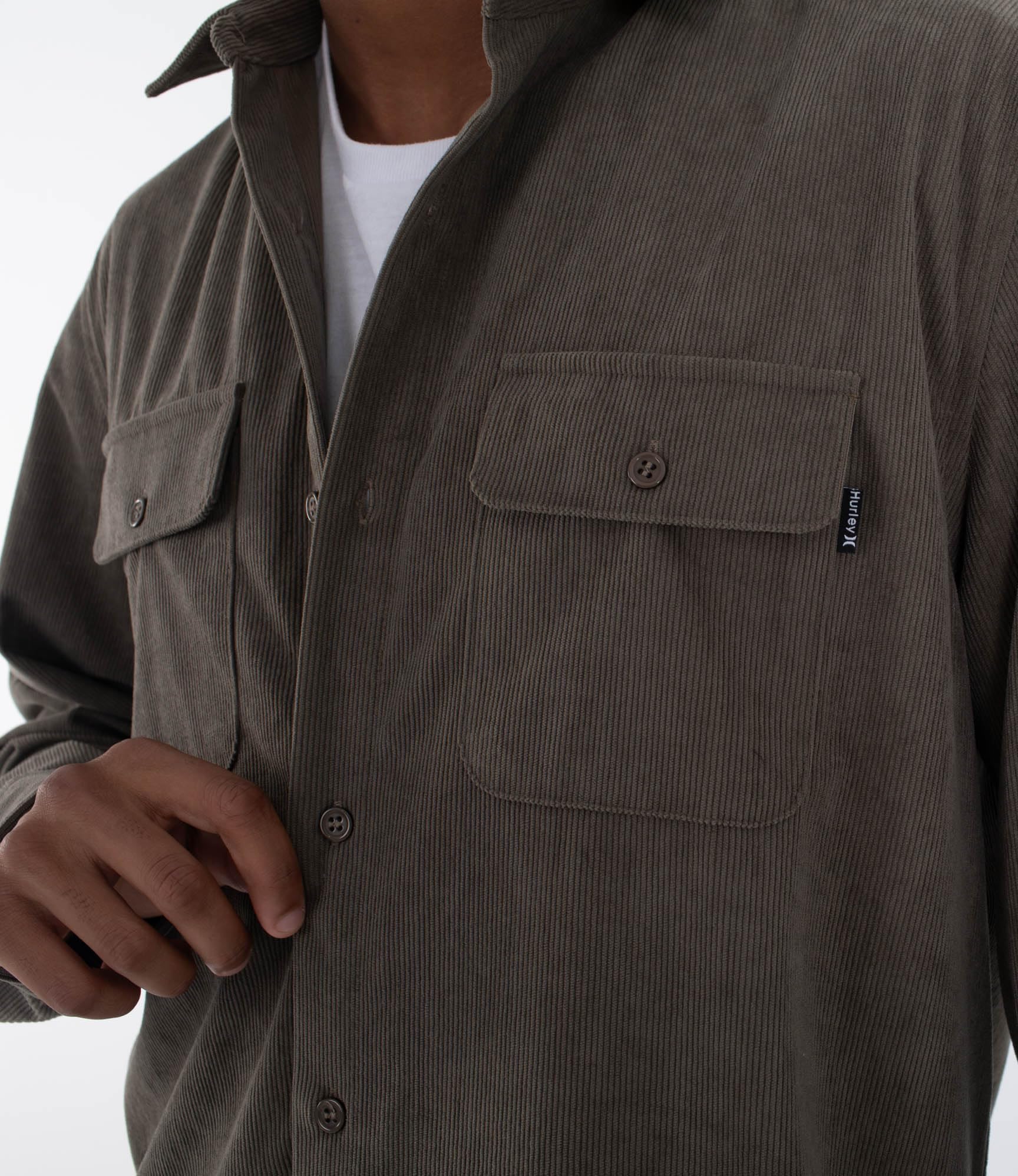Hurley Long Sleeve Shirt Men - Staple Flannel Chemise Homme