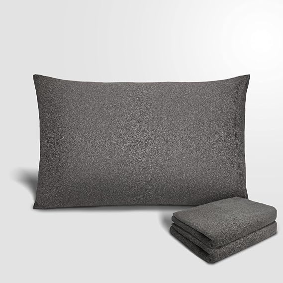 Stretch Pillowcases Micro Jersey Knit & Ultra Soft Grey