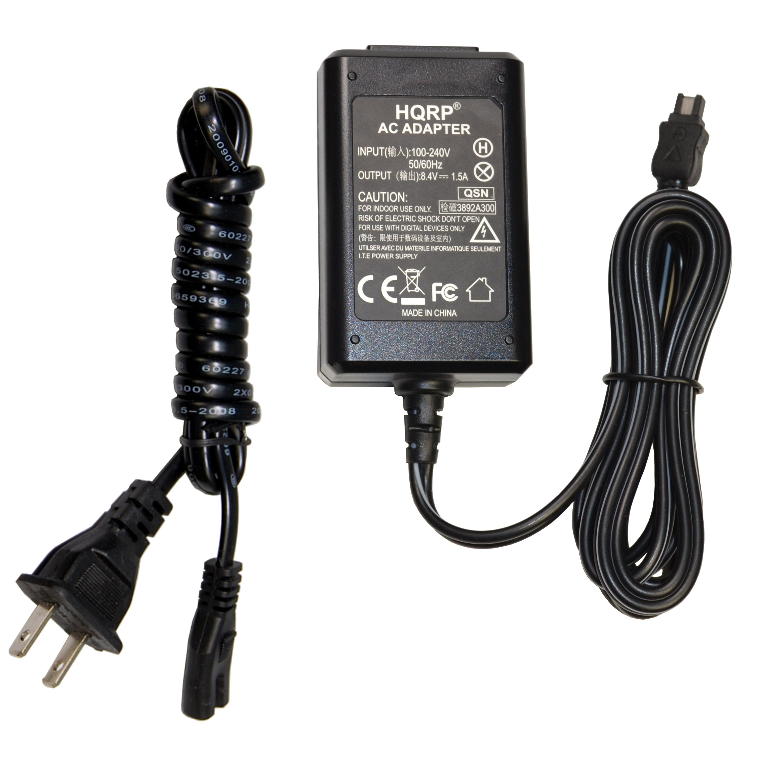 SONY　HDR-HC3　HDV　MiniDV対応　ACアダプターセット Amazon.com : HQRP AC Adapter Charger Compatible with Sony AC-L200