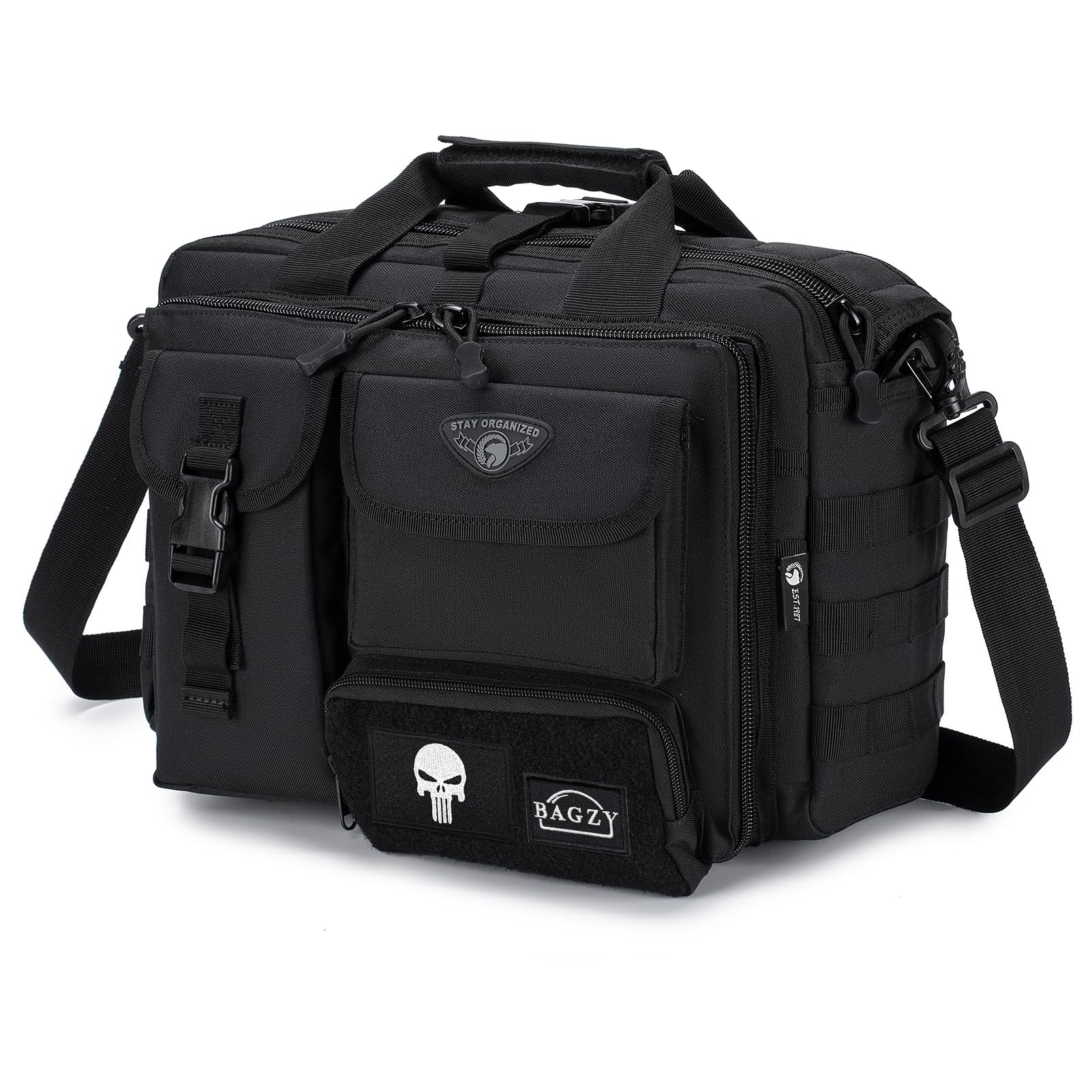 borsa tattica per notebook da 15,6/17,3 pollici con zona molle e 24 ore di capacità