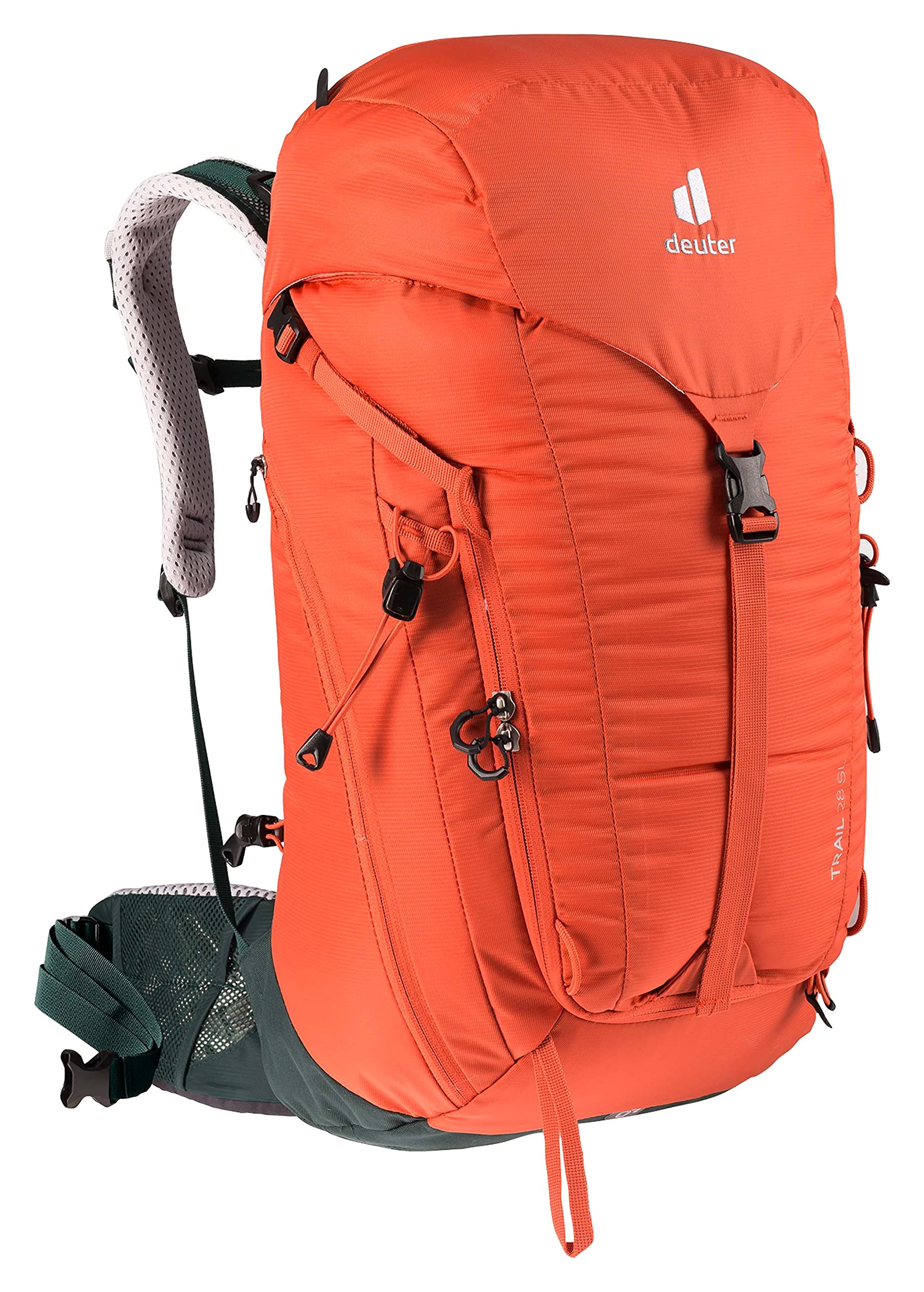 wanderrucksack damen 28 liter deuter Trail SL Klettersteig Sport & Freizeit CAT2015012 Farbe::Tintengrün VAUDE Aqua Box Test and equipment loops provide