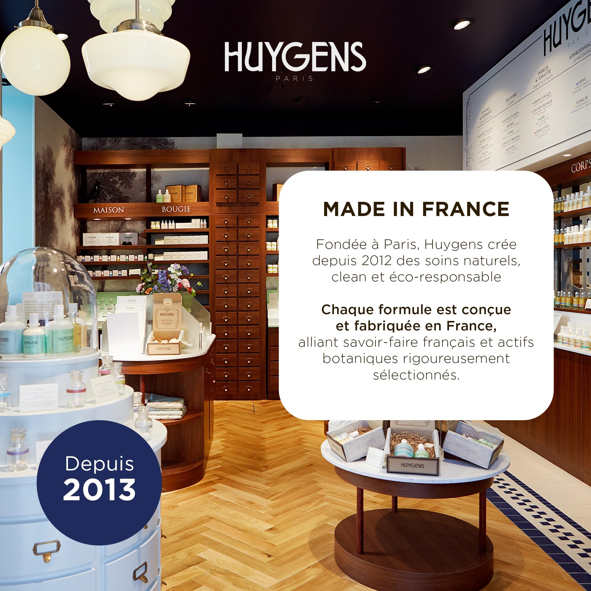 HUYGENS Sérum Cils & Sourcils au Ricin Bio – Soin Fortifiant & Pousse