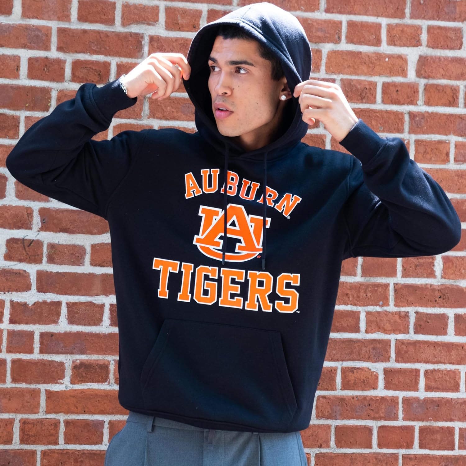 Ultra Game Men's NCAA Official Super Soft Game Day Hoodie Sweatshirt - Image 4