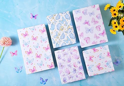 Miniatura 4 de Sikiweiter Papel de regalo de mariposa  12 hojas de papel de regalo de mariposa para cumpleaños, boda, baby shower, vacaciones, 19.7 x 27.6 pulgadas