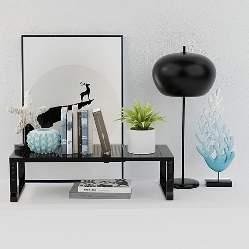 Miniatura 5 de Organizador de cocina apilable ajustable y expandible para especias, estantes de almacenamiento de despensa de metal, estante de mostrador para