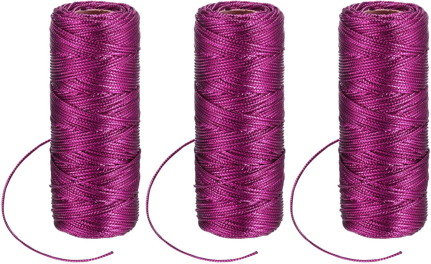 Home and Garden Parts 330 Yards Decorative Metallic Bakers Twine 3 Pcs Purple #CN/251024/06047