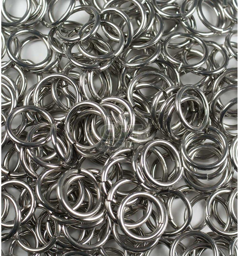 Galvanized Steel Jump Rings (16ga 5/16" ID) - 600 Count