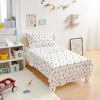 Vista 45 de Yaxa Basics: juego de sábanas para niños de microfibra suave y ligera, fácil de lavar, 3 piezas, tamaño Twin, Aqua brillante, diseño sólido