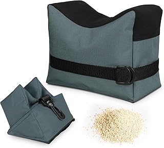 Twod Filled Shooting Rest Bags Target Sports Shooting Bench Rest Front & Rear Support SandBag for Range Shooting-Filled - TW TWOD