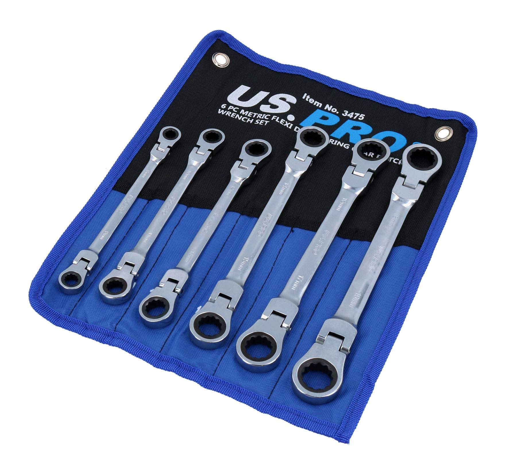 AB Tools Steckschlüssel-Set 3/8 Zoll Antrieb, Metrisch 10-19 Mm, 12-teilig – Mit Ratsche & Verlängerung