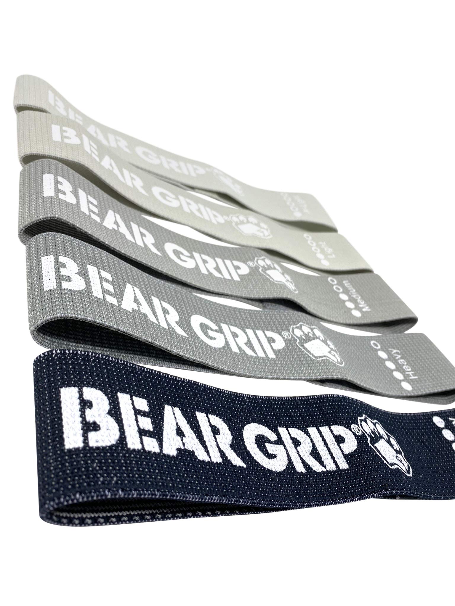 BEAR GRIP Fabric Resistance Bands for Working Out, Color-Coded Booty & Stretch Bands for Exercise Legs, Glutes, Squats - Image 4
