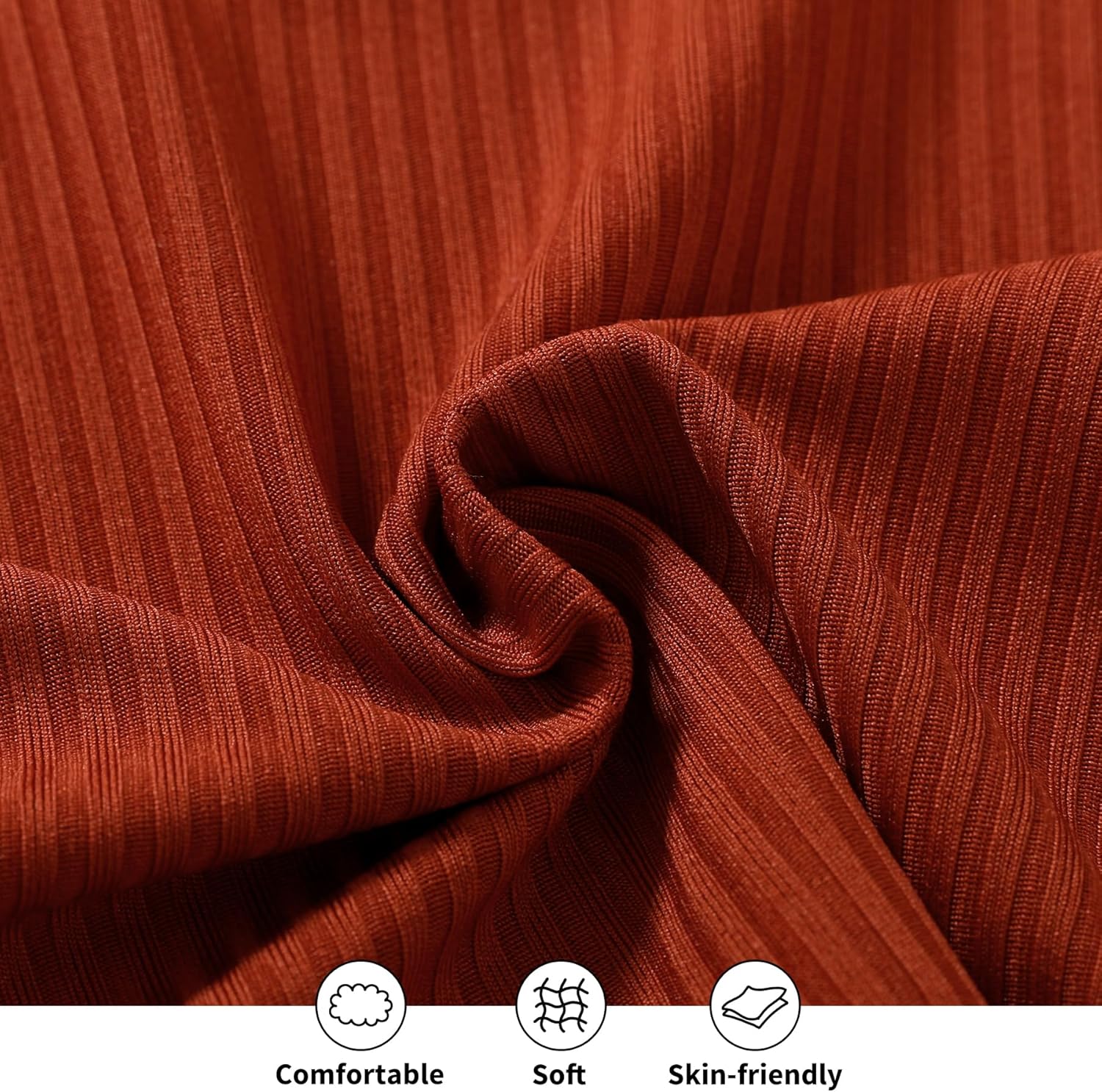 YOUNGER TREE Toddler Girl Knitted Skirt Outfits Long Sleeve Shirt Blouse Top Plaid Mini Dress Fall Winter Clothes Set - Image 5