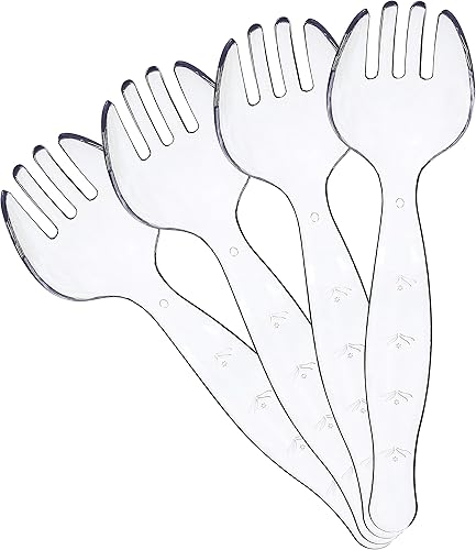 Plasticpro Tenedores de plástico desechables duraderos y resistentes, utensilios de servicio premium, paquete de 12