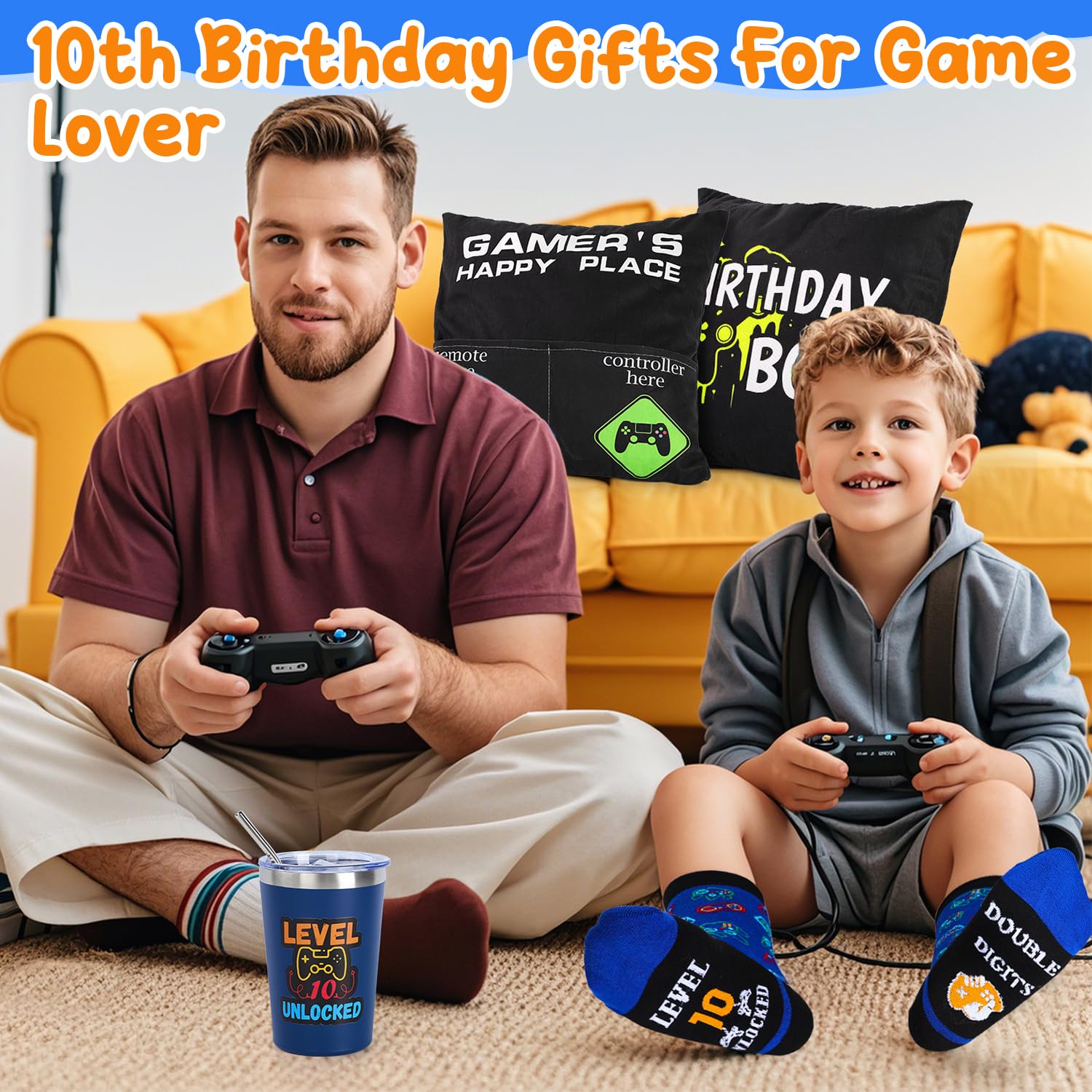 Ideas de regalo de cumpleaños para niños de 10 años, divertidas cestas de regalo de cumpleaños para jugadores de 10 años, diez ideas de regalo de cumpleaños para niños, hijo, nieto, sobrino, amigo,
