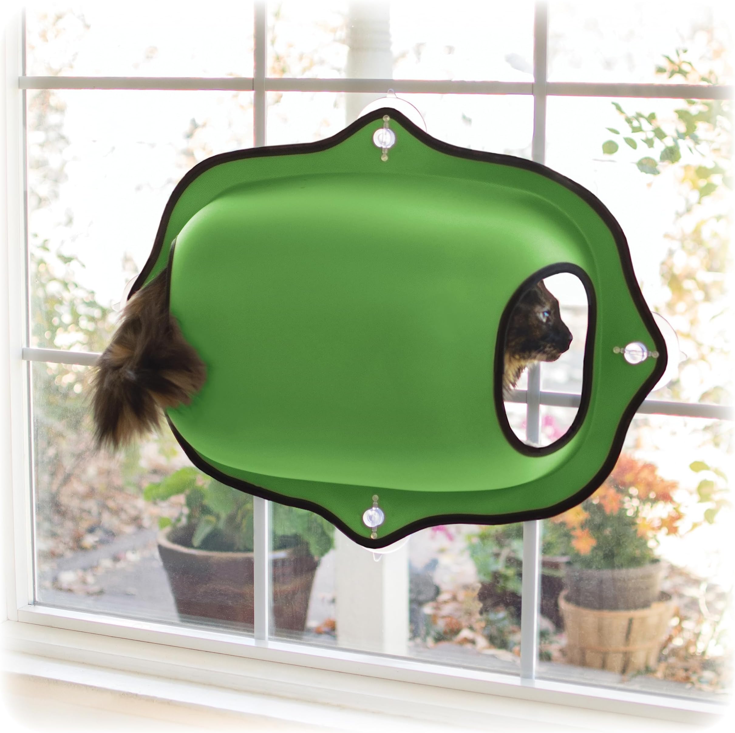 K&H Ez Window Pod Kitty Sill, Green