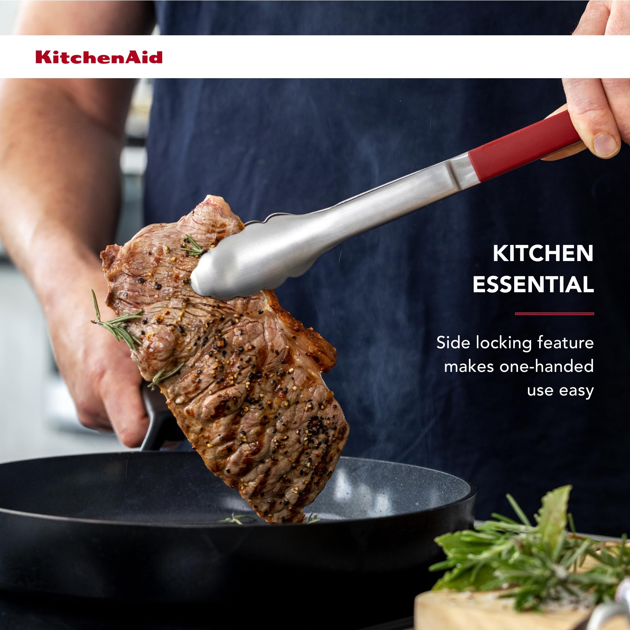 KitchenAid 3-częściowy zestaw do grillowania w pomieszczeniach - Empire Red