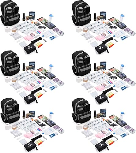 Miniatura 9 de Emergency Zone Kit de supervivencia urbana de lujo para 5 personas, suministros de emergencia de 72 horas, alimentos, agua, manta, paracord