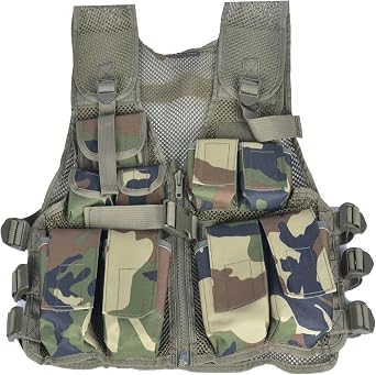 Trendy Apparel Shop Lightweight Youth Kids Army Tactical Mesh Vest