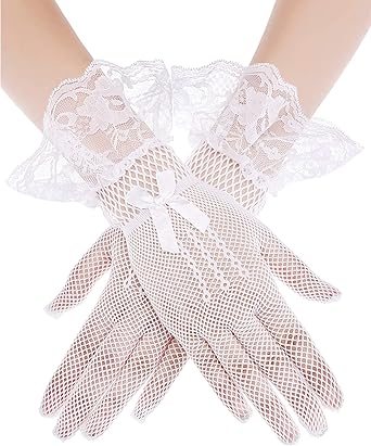 Women Gloves for for Wedding, Tea Party, Cosplay, Costume