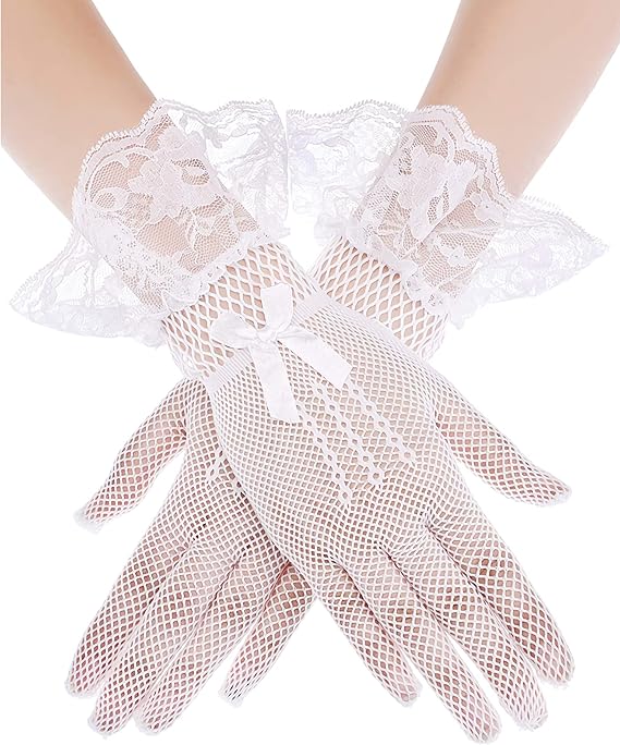 Women Gloves for for Wedding, Tea Party, Cosplay, Costume