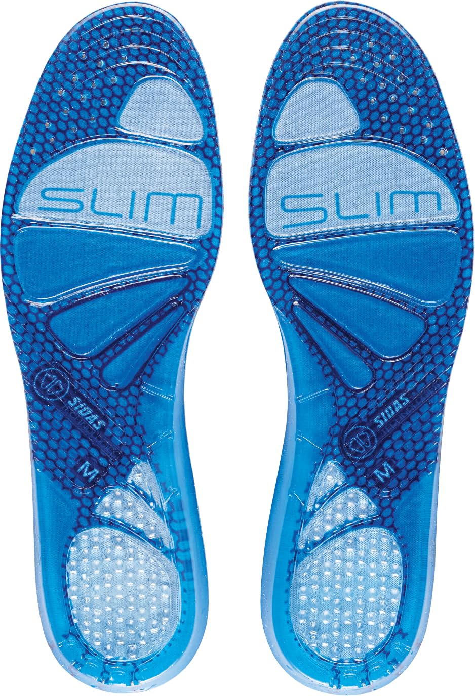 Sidas Slim Gel Plantillas Amortiguación Dynamic Gel Transpirables para Calzado Hombre Mujer
